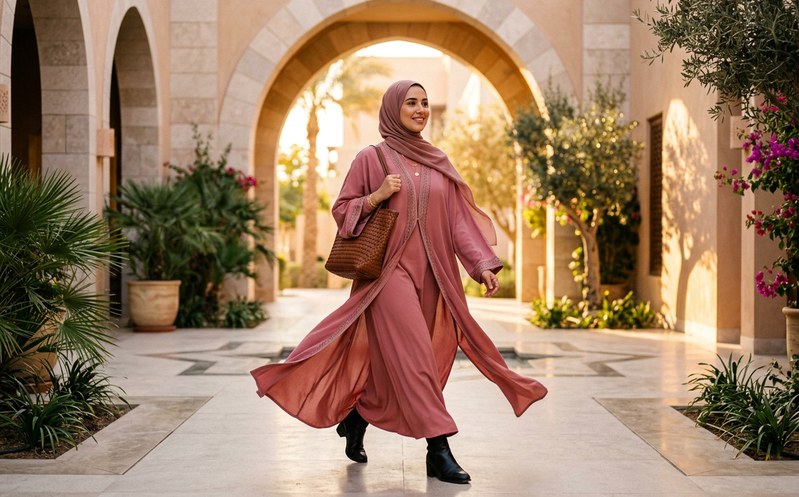 Catalog-ready output for every channel — AI Abaya Models
