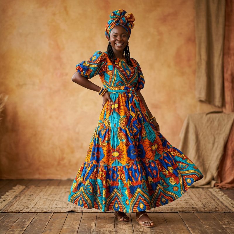 AI African Print Models
