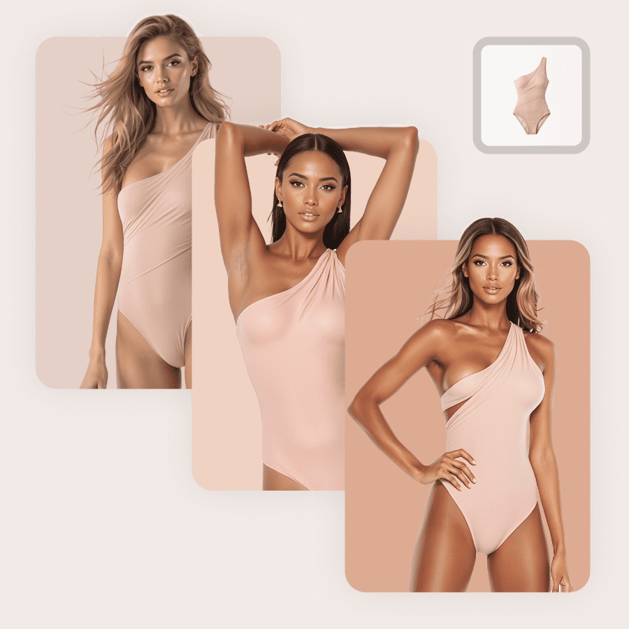 Studio or Beach — Choose Any Setting — AI Bikini Models