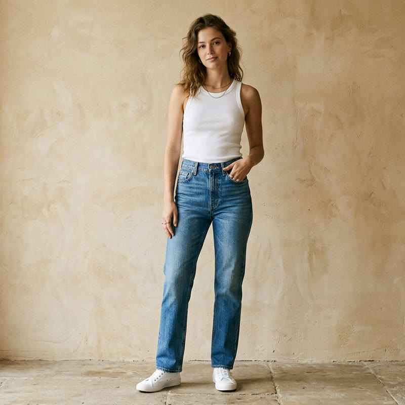 AI Jeans Models example