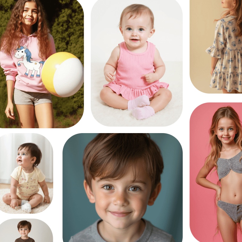 Inclusive & Authentic Kid Modeling — AI Kids Modeling