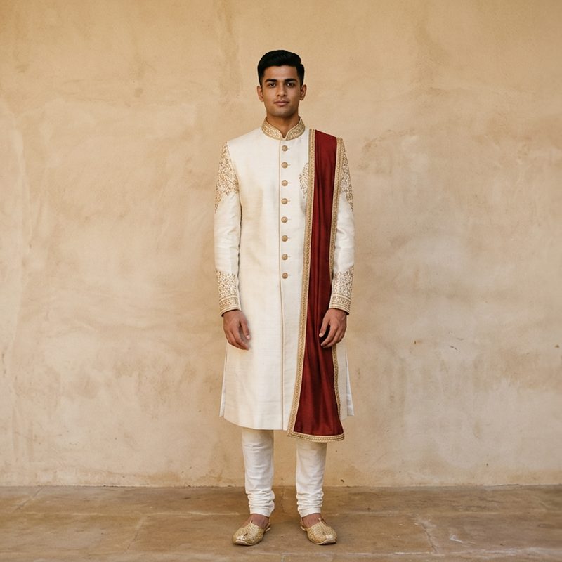 AI Sherwani Models example